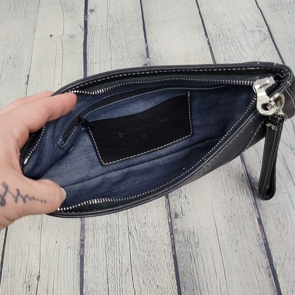 CHRISTOPHER KON | leather zip wristlet - Picture 5 of 11